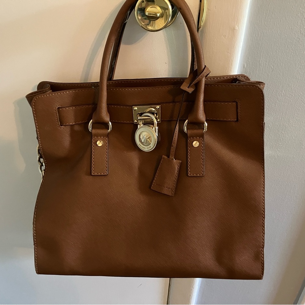 Michael Kors- Brown Leather Handbag